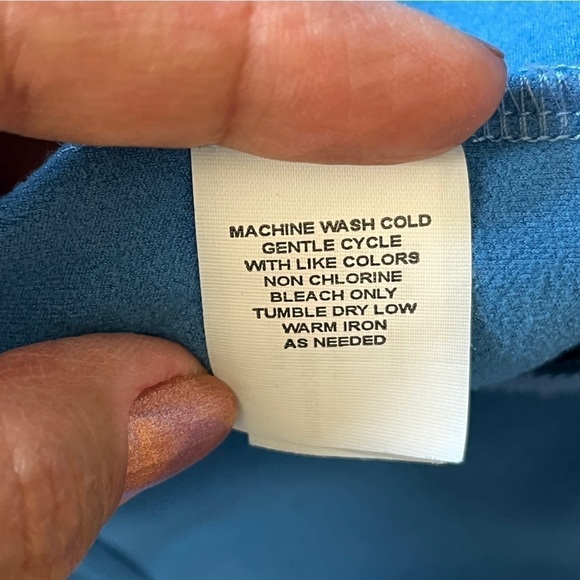 Johnnie-O Knockdown Prep-formance Men's Wind Vest. Liberty Blue Size Large #1201 - Picture 8 of 9